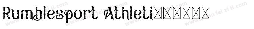 Rumblesport Athleti字体转换